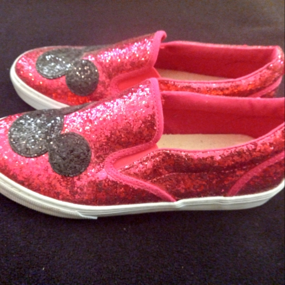 Gap Disney Minnie Mouse Slip on Shoes/ Sneakers Sz 5 Big Girls